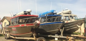 HERS, SOLO, and QUICKWATER Boats ready to go
