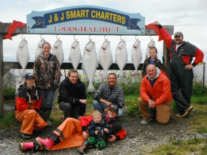 Morrison party had a wonderful time Halibut fishing today!  This was Deckhand Leanne's first trip and she did great!