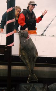 Great day of Halibut fishing with Captain Sarah and Deckhand Cheyenne