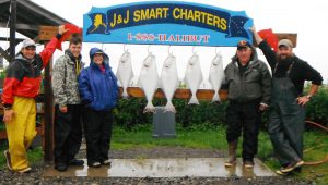 A wet and windy day, but these fisherman stuck it out and came back with a nice catch!