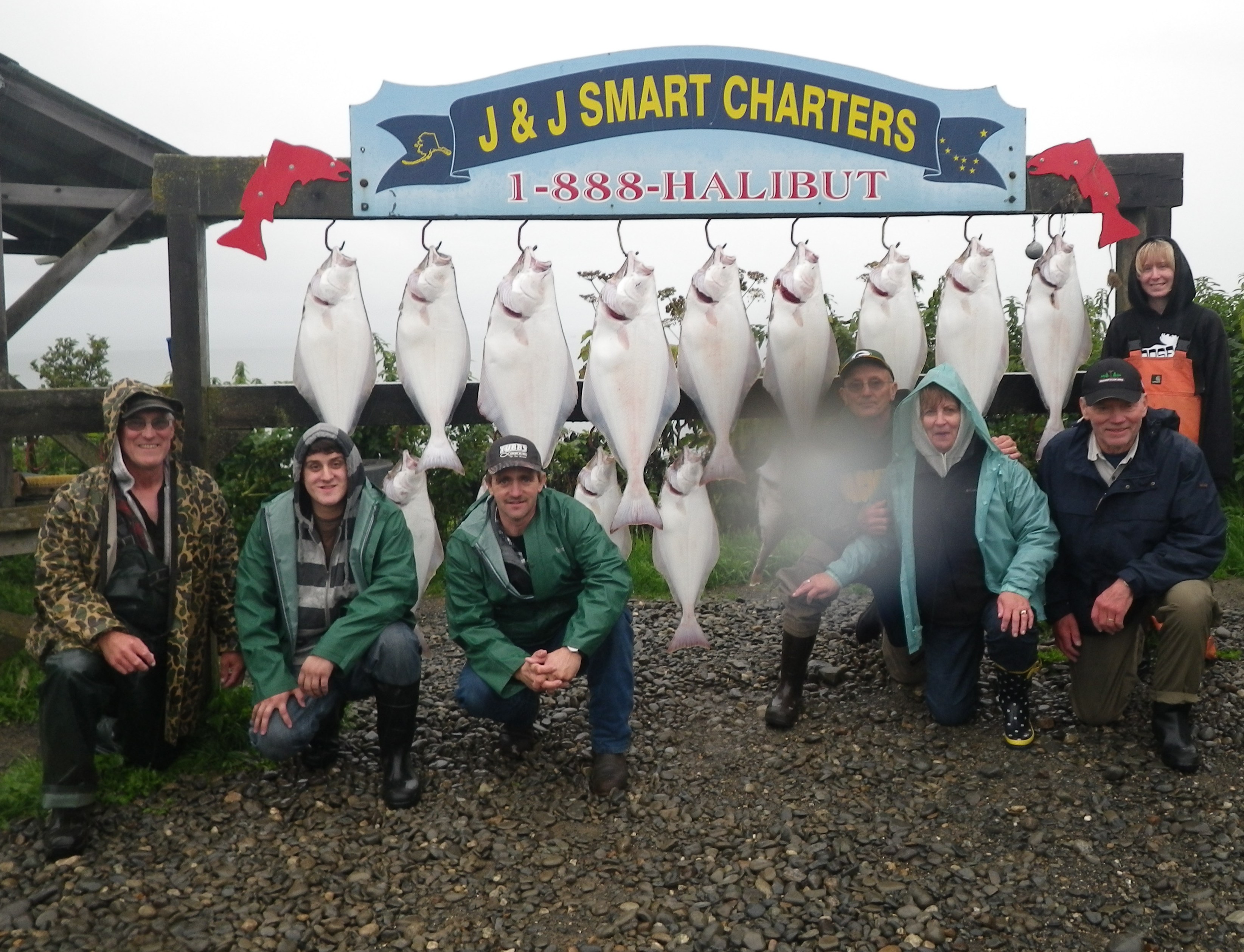 Wisconsin Fishermen Tackle Halibut Fishing on 08312012 J&J Smart