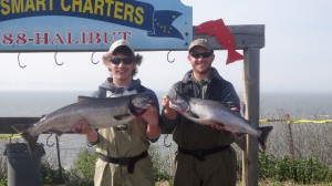 Even though the seas were rough, fishing in the river was great!