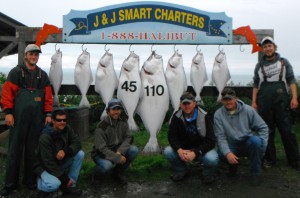 Nice catch with 110 lb Halibut!