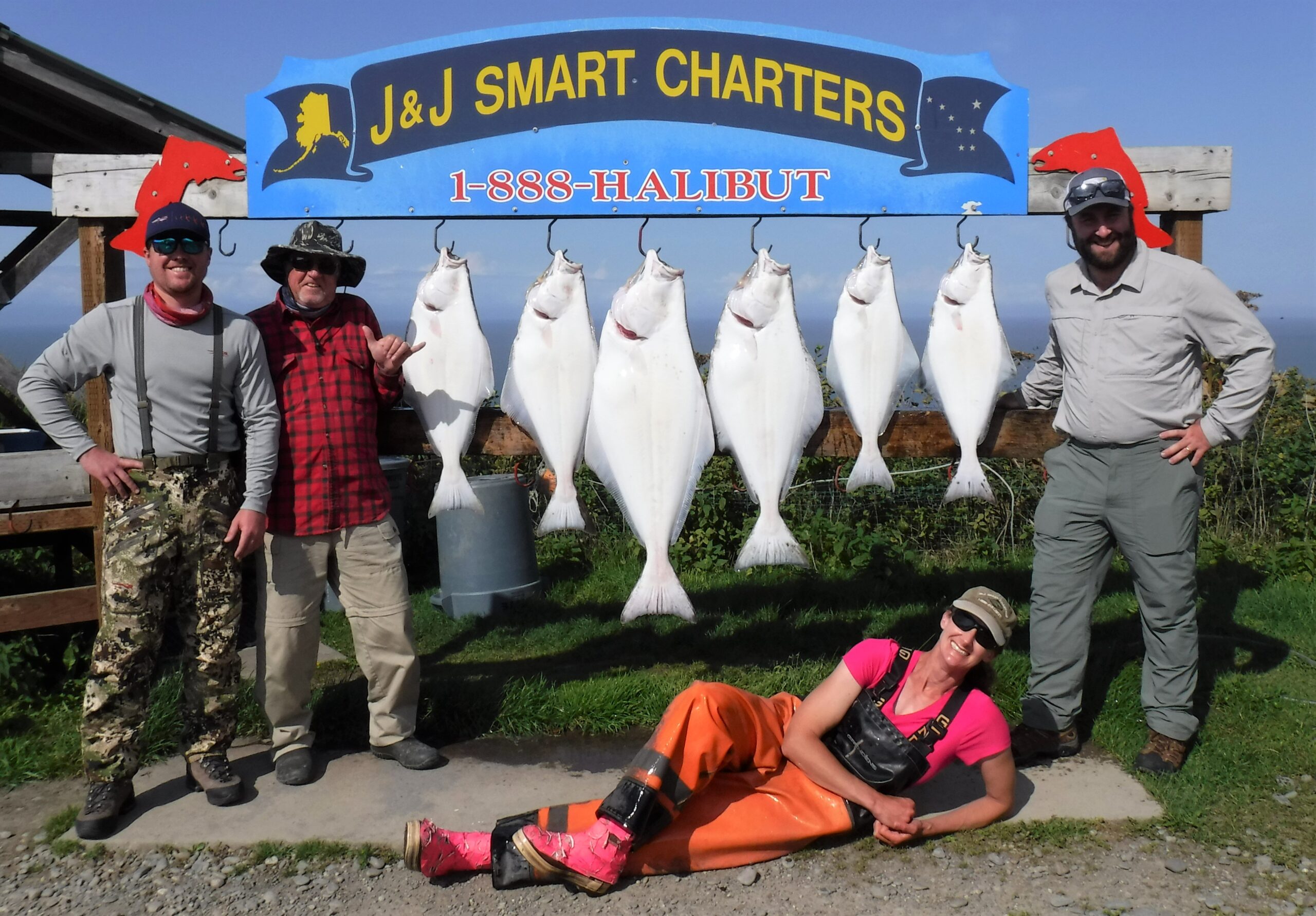 08-24-2020 Arends Party posing with their catch