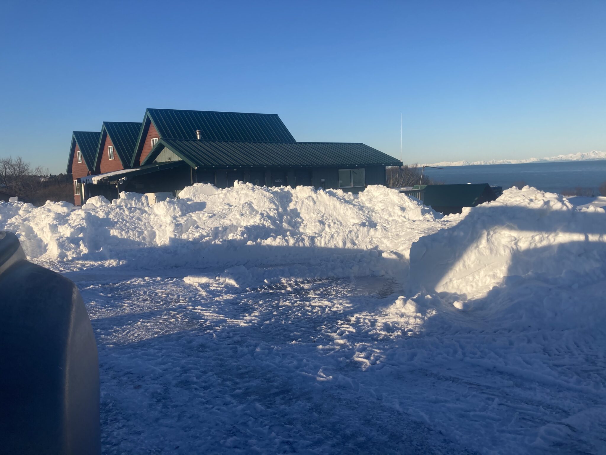 Campground still has lots of snow! J&J Smart Charters