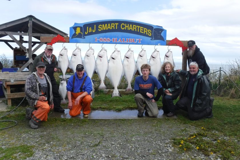 Halibut fishing in Ninilchik, Alaska, on 08202012 J&J Smart Charters